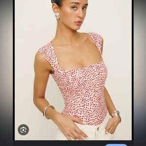 Reformation Diandra cutout top